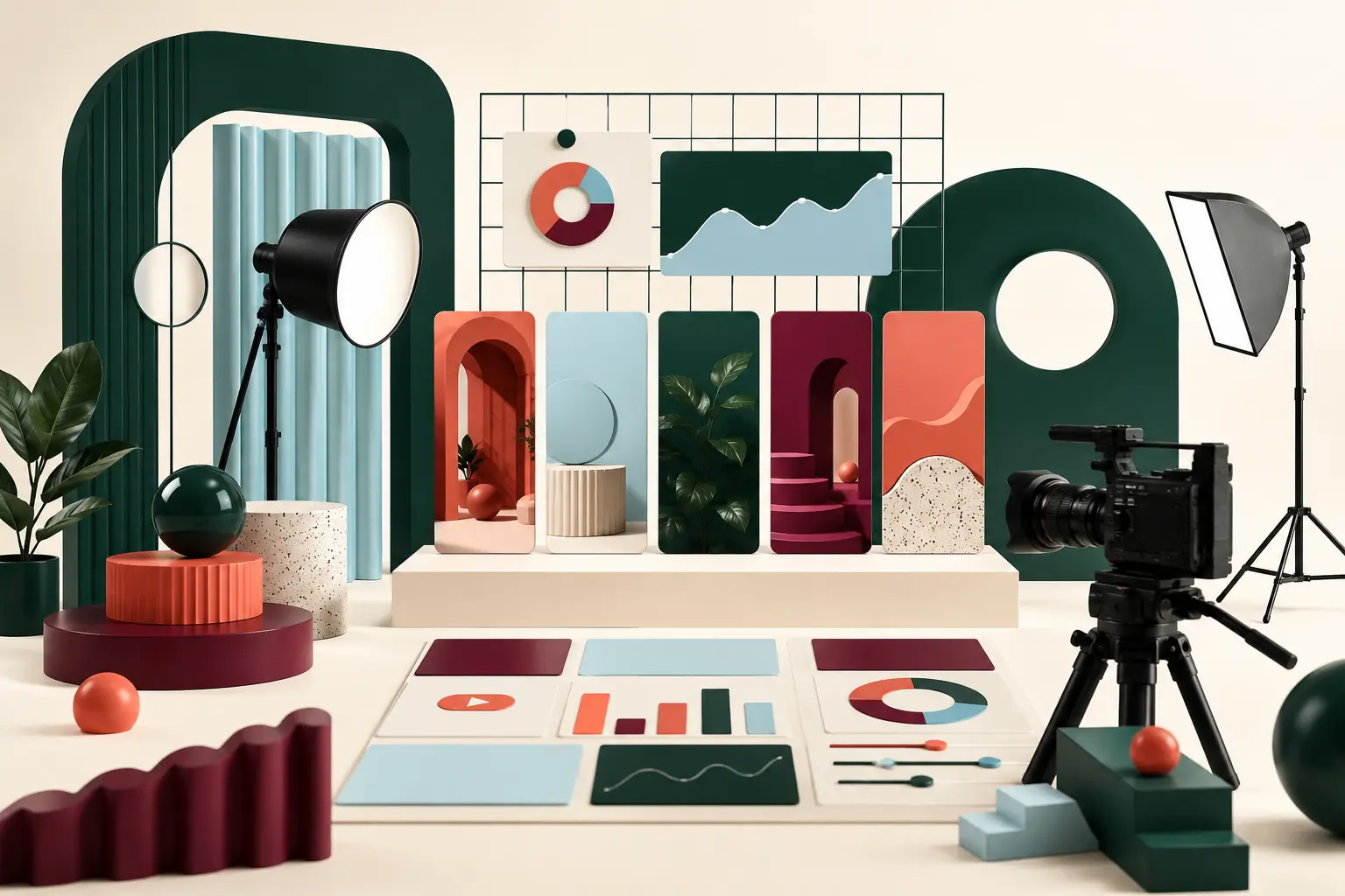 Visual originale dedicato alla produzione e strategia social